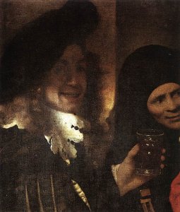 The Procuress [detail: 2]