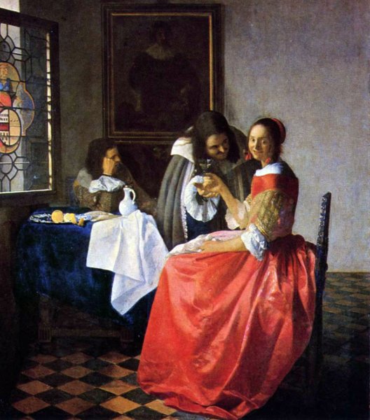 The Girl with a Wine Glass