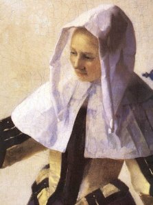 Young Woman with a Water Jug (detail-1) 1660-62