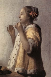 Woman with a Pearl Necklace 1662-64