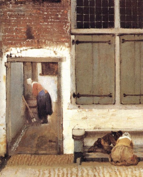 The Little Street (detail-2) 1657-58