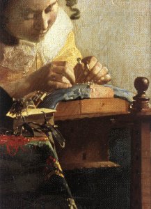 The Lacemaker (detail-2) 1669-70