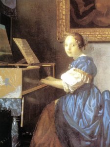 Lady Seated at a Virginal c. 1673