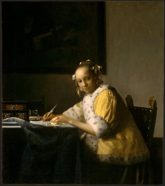 A Lady Writing a Letter 1665-66