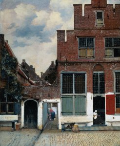 View of Houses in Delft, known as 'The Little Street'